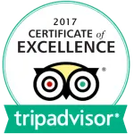 Tripadvisor Certificate of Excellence 2017